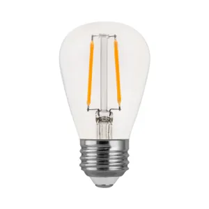 2-Watt Decorative Filament Lamp S14 E26 180lm LED Light Bulbs, 2700K (24-Pack)