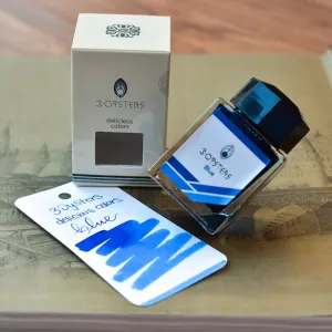 3 Oysters Blue Ink Bottle