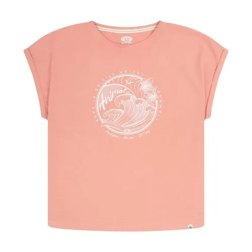 Animal Womens/Ladies Holly Waves Organic T-Shirt