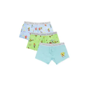 Bellabu Bear x SpongeBob 3 Pack of Boys Bamboo Boxer Briefs Underwear