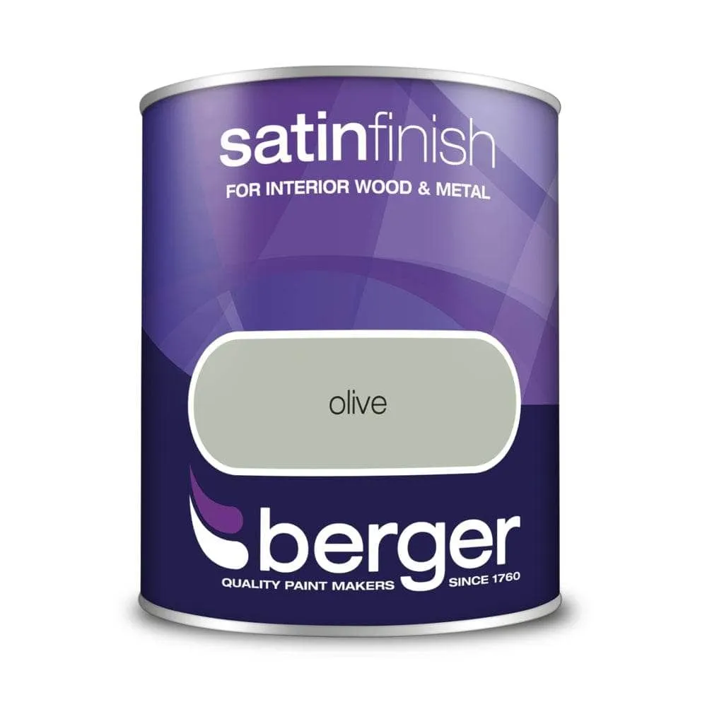 Berger Satin Paint 750ml - Olive