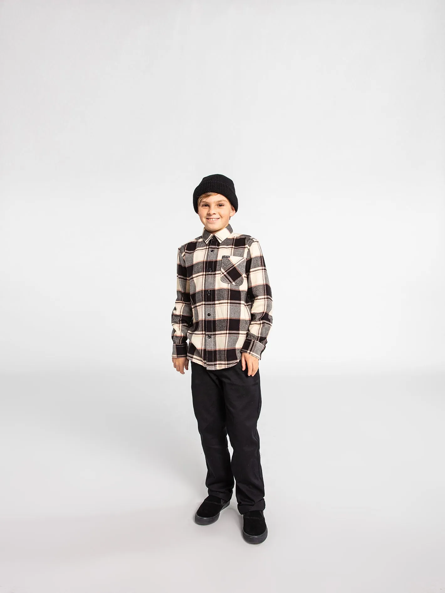 Big Boys Caden Flannel - Bleached Sand