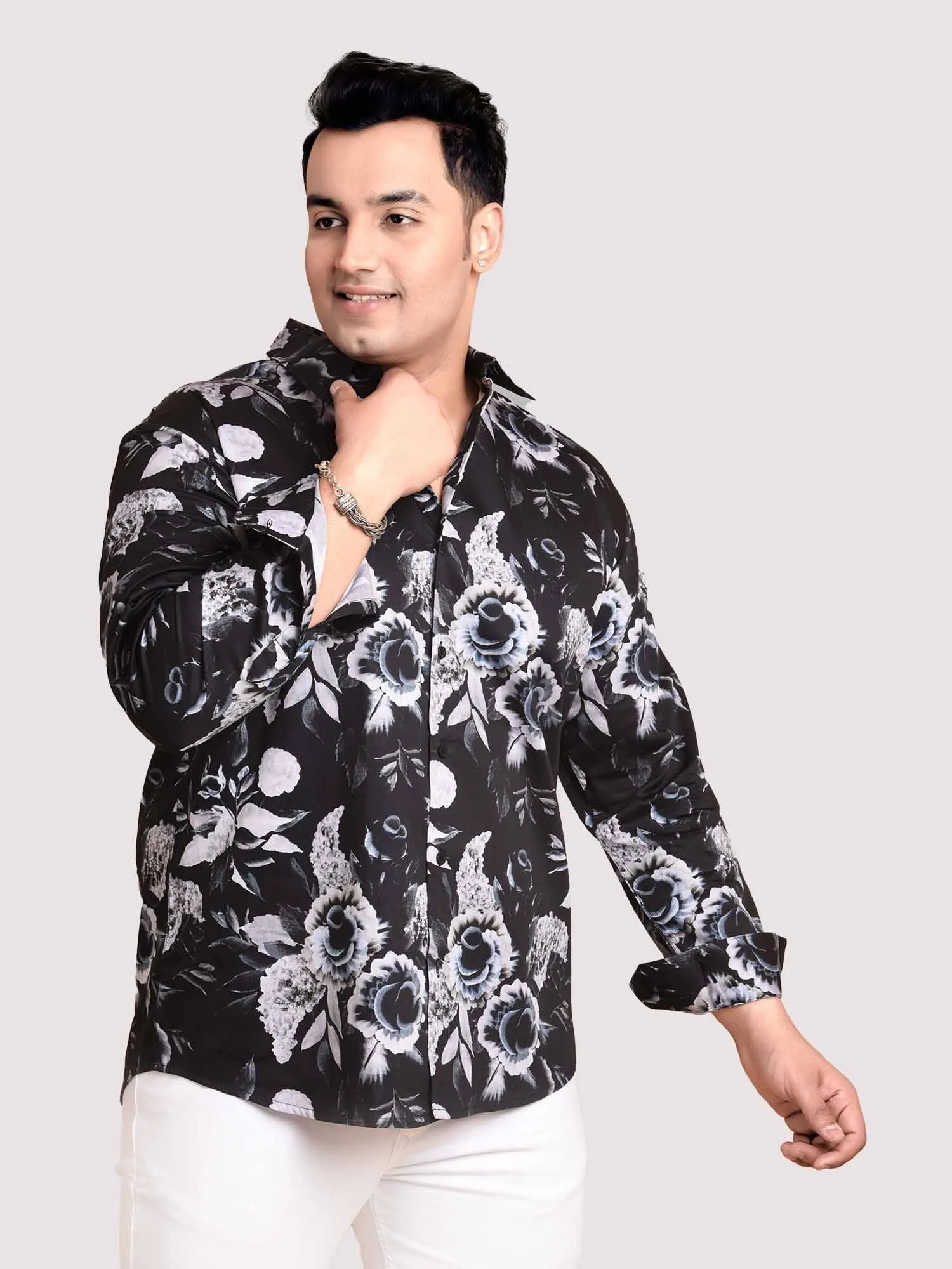 Black Rose Rich cotton Full Sleeve Men's Plus Size