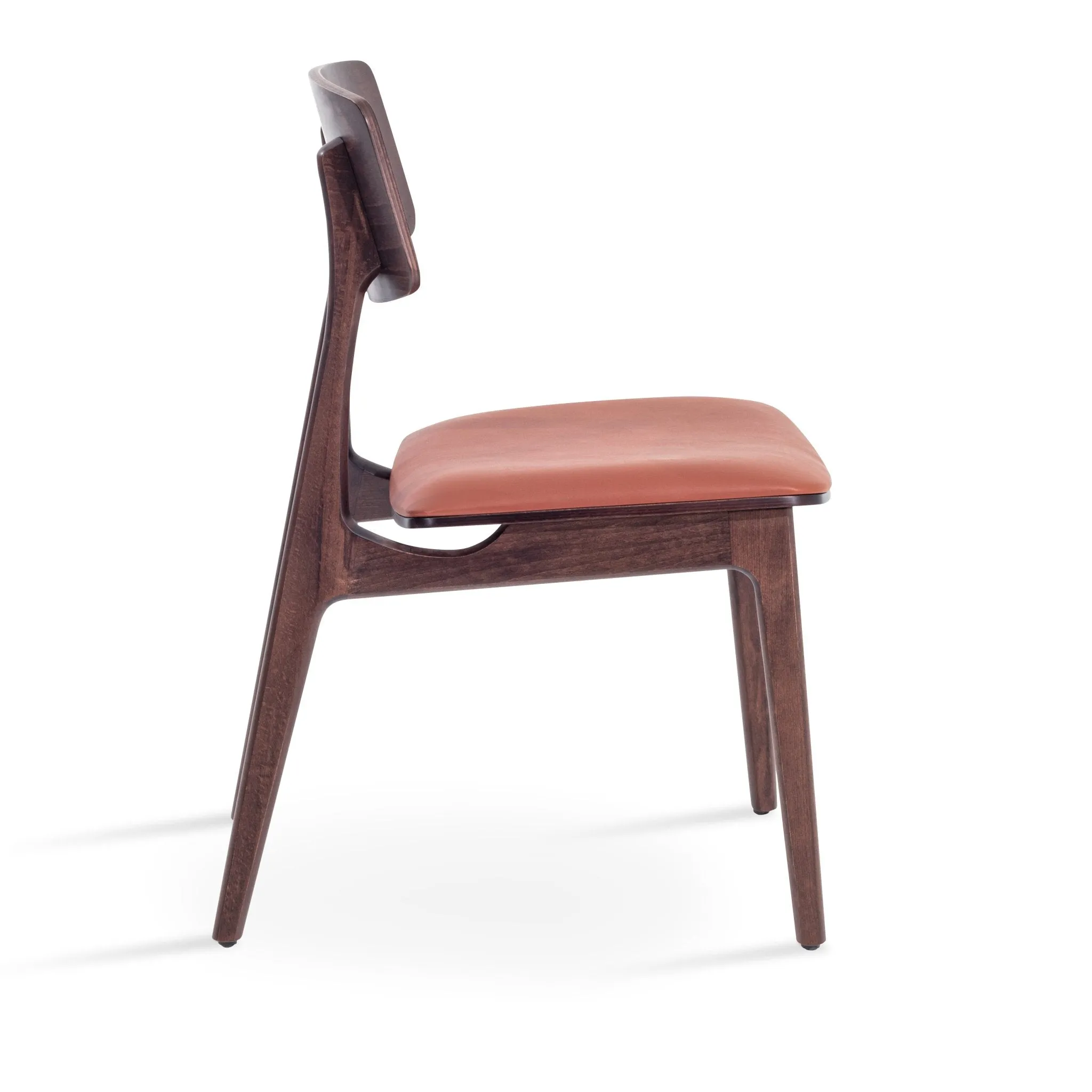 Brown Dining Chairs Bacco Cinnamon