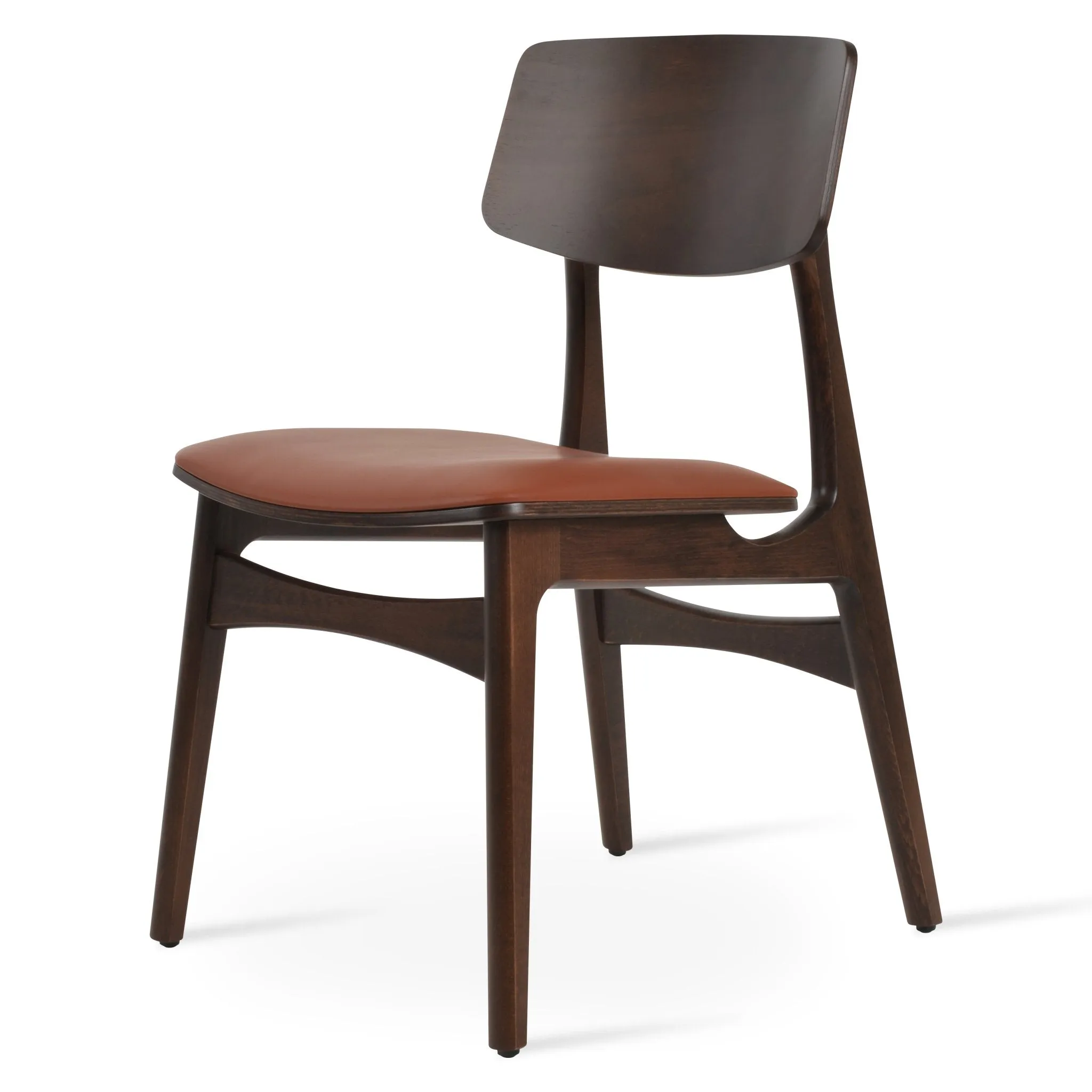 Brown Dining Chairs Bacco Cinnamon