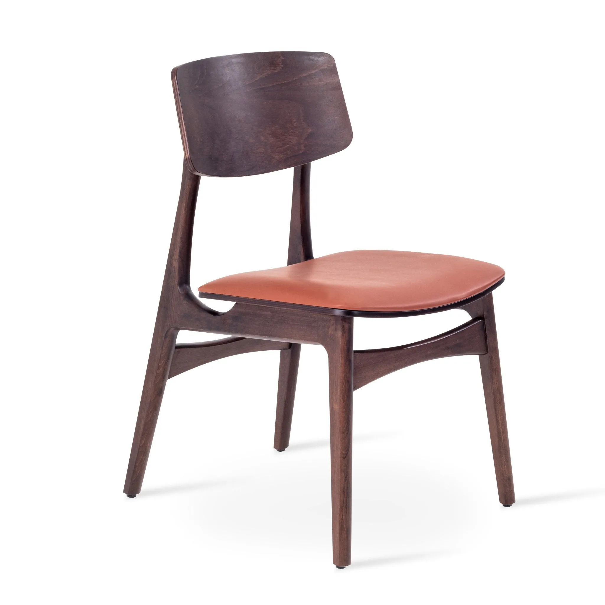 Brown Dining Chairs Bacco Cinnamon