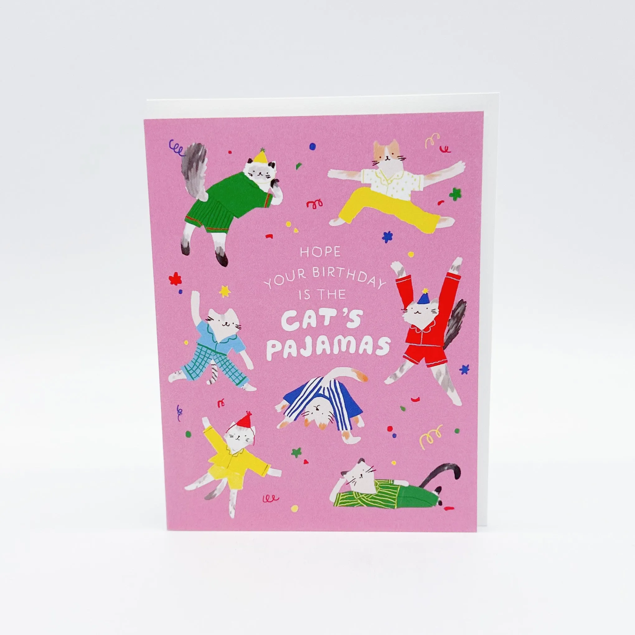 Cat's Pajamas Birthday Card