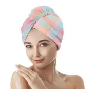 Colorful Plaid Hair Wrap