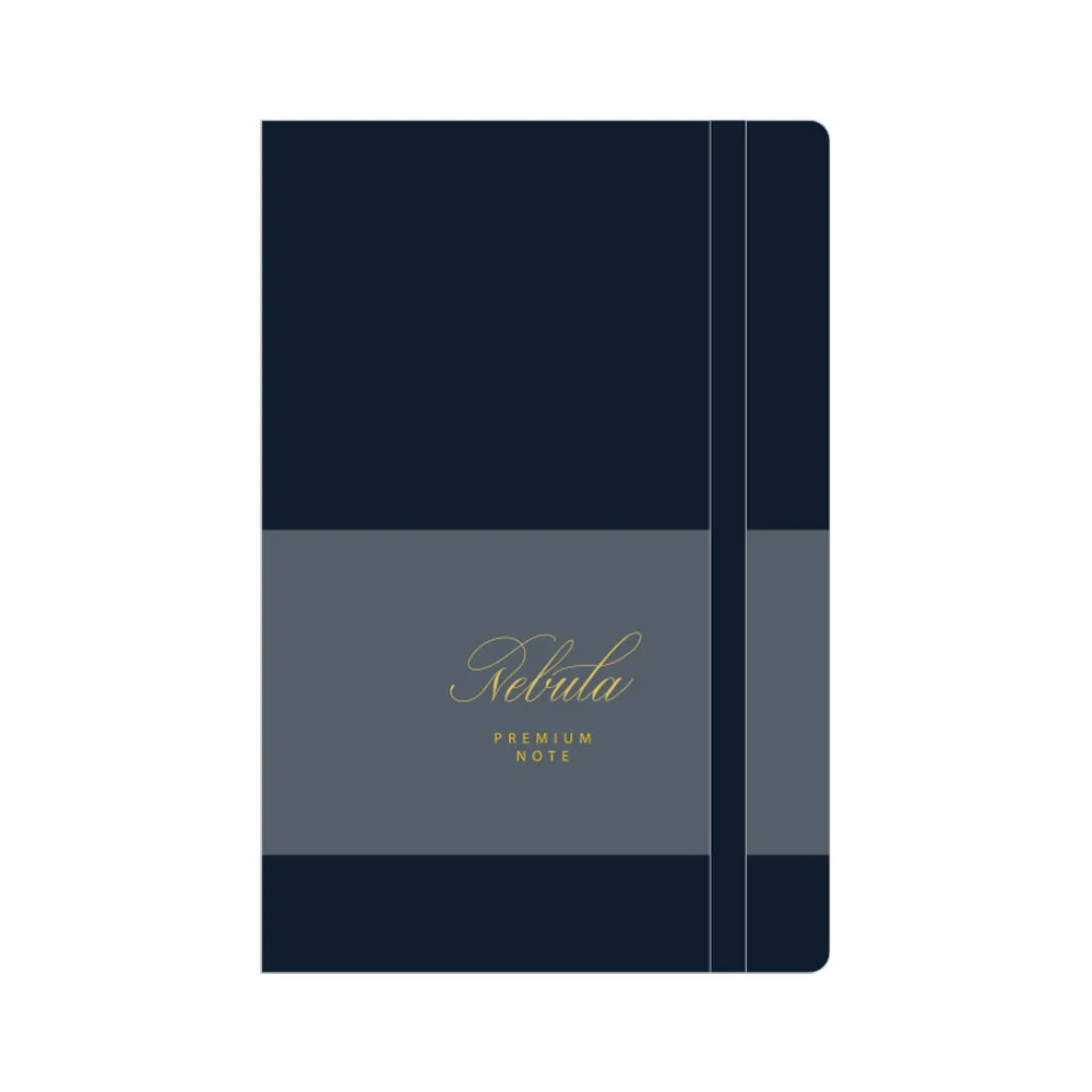 Colorverse Nebula A5 Premium Note - Midnight Navy Plain