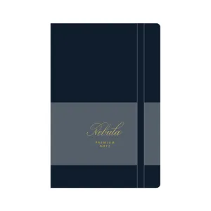 Colorverse Nebula A5 Premium Note - Midnight Navy Plain