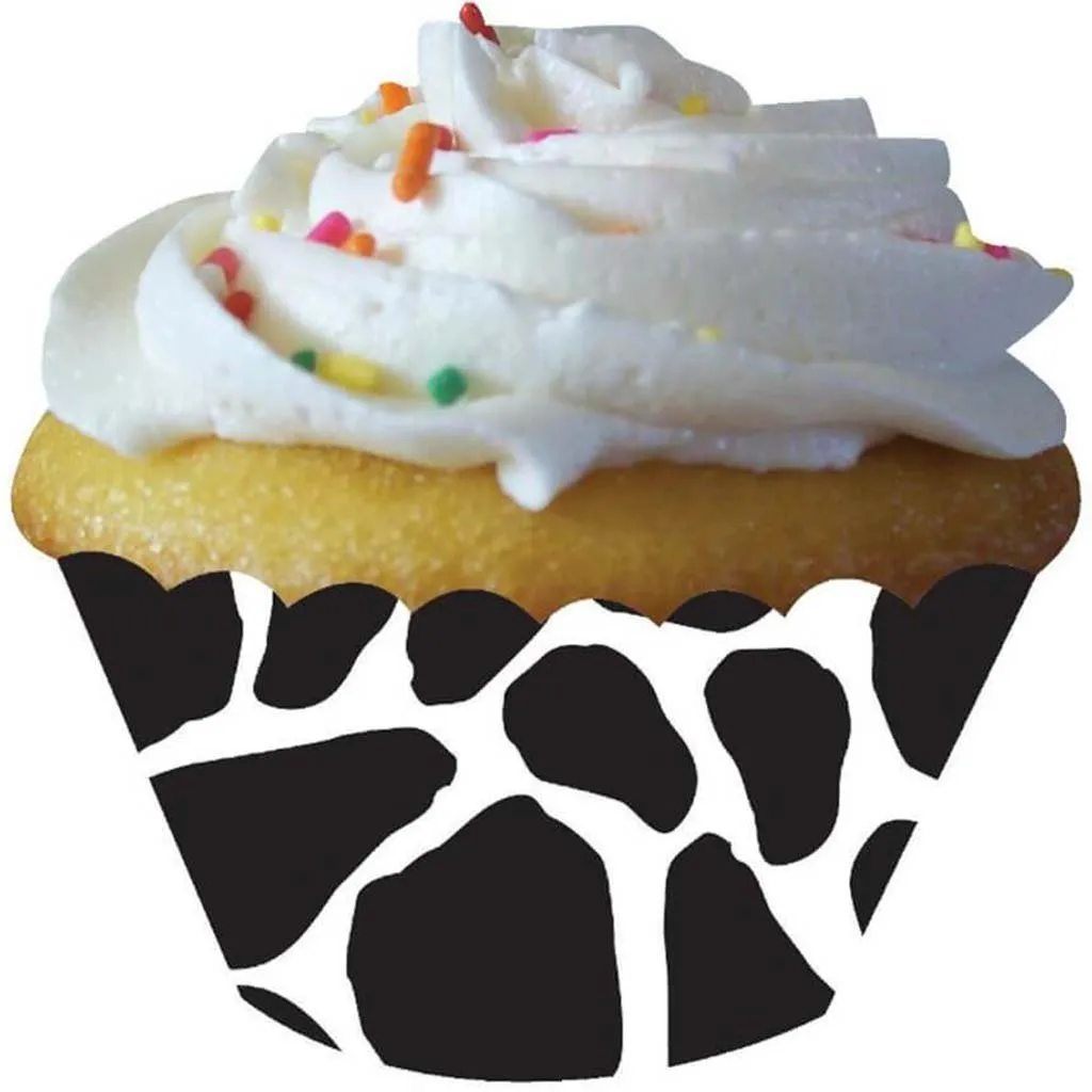 Cow Printed, Cupcake Wrappers