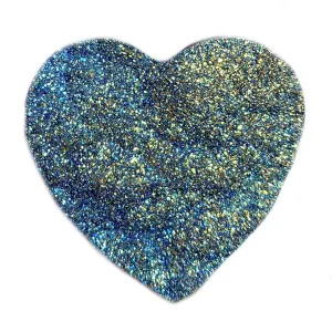 Drusy Heart Cabochon 50mm - 1 piece