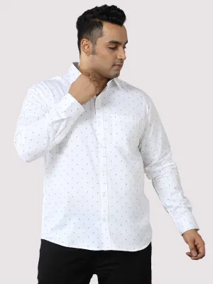 Exotic Printed Cotton Full Shirt Men's Plus Size