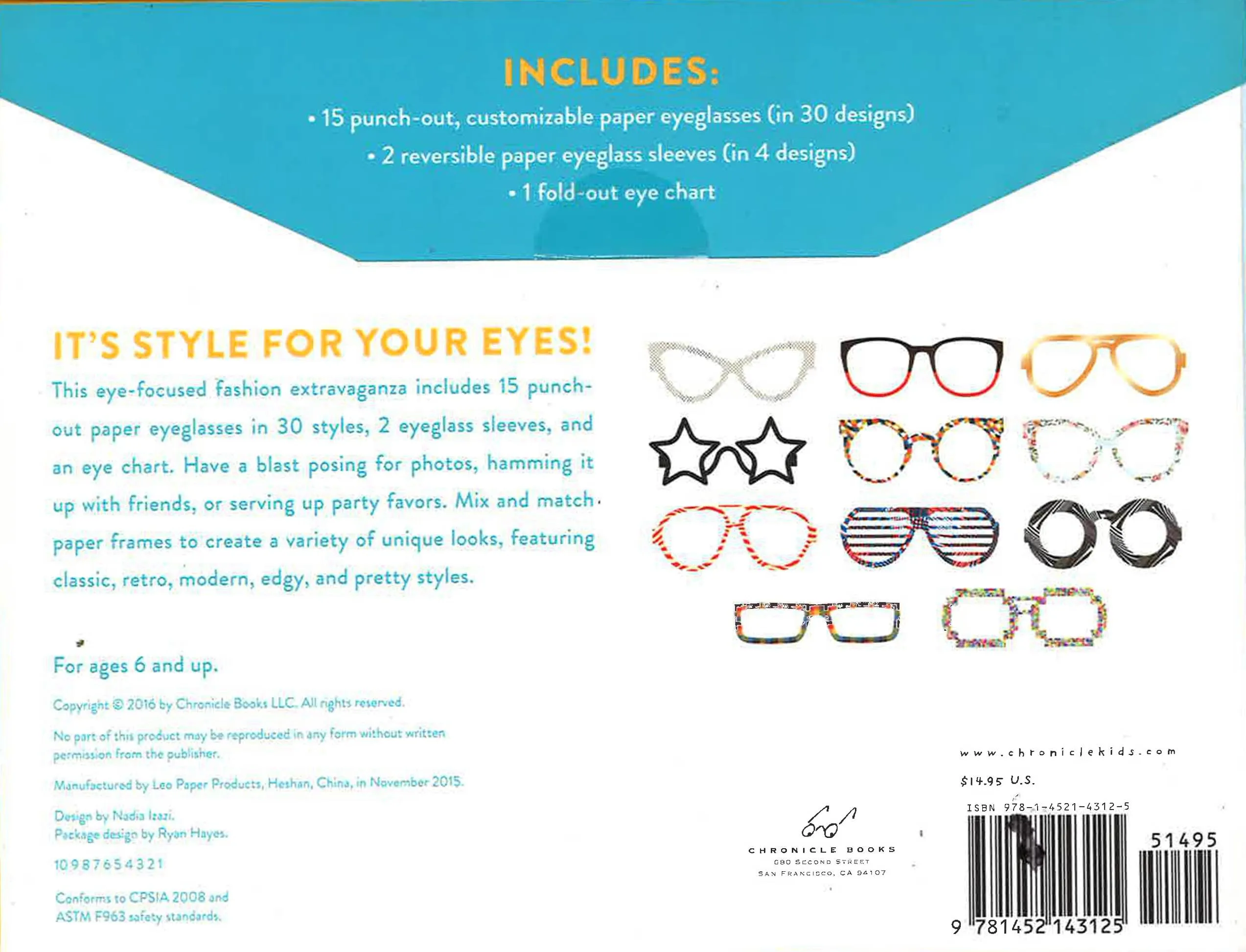 Eye Style: Punch Out & Wear Paper Eyeglasses