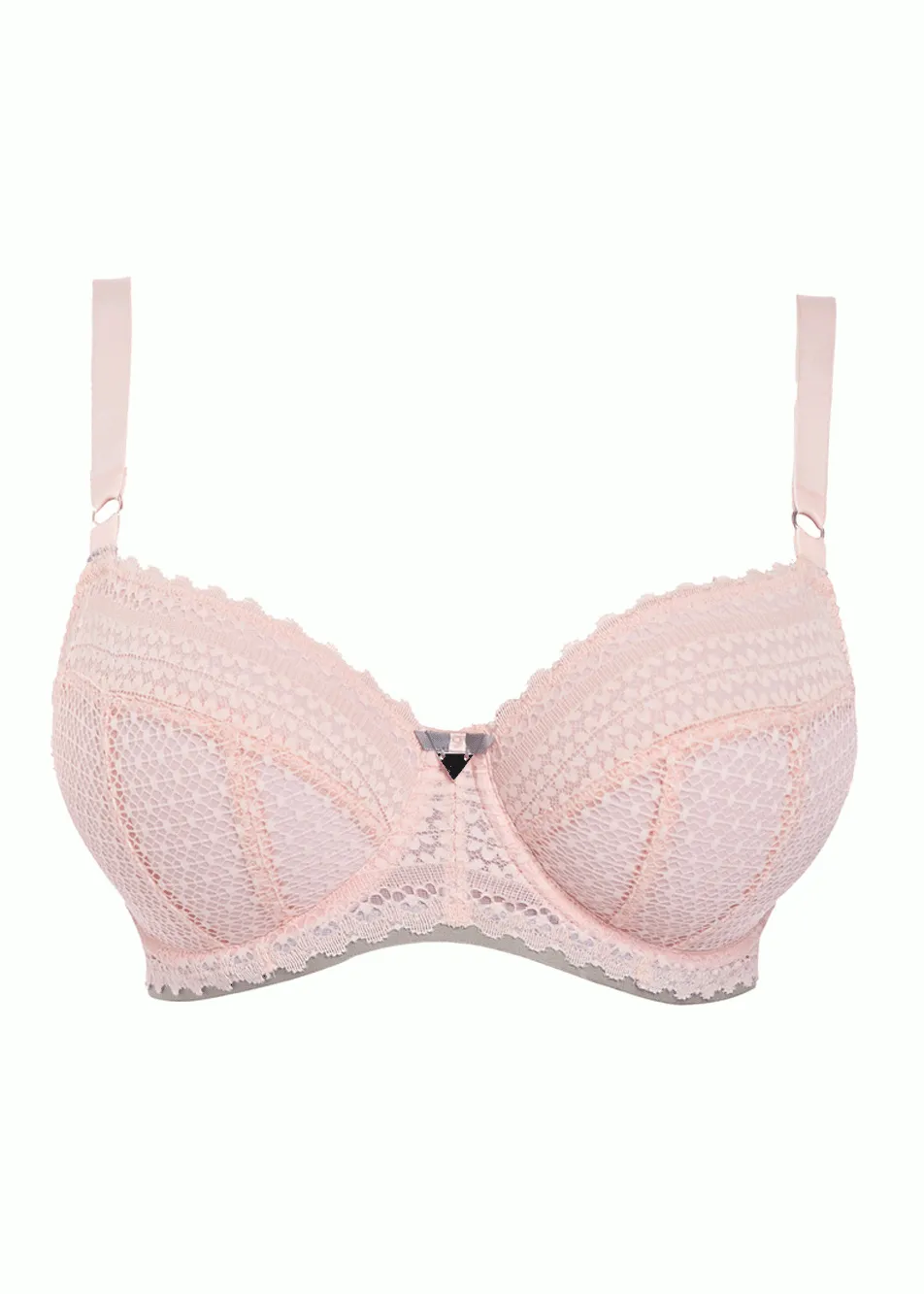 Freya Daisy Lace Padded Half Cup Bra, Blush