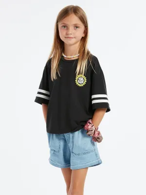 Girls Truly Stoked Tee - Black