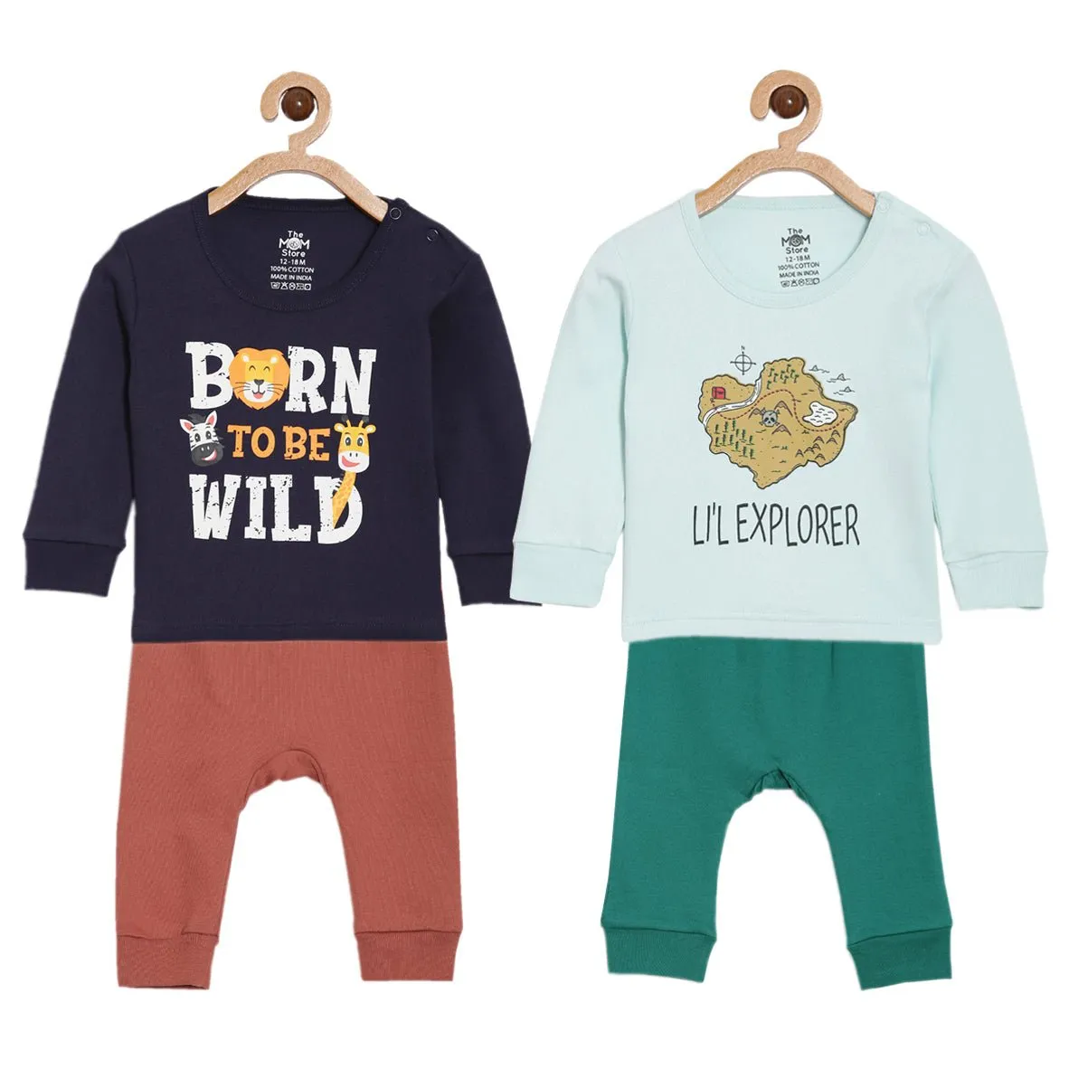 Infant Set Combo of 2- Born To Be Wild & Little Explorer