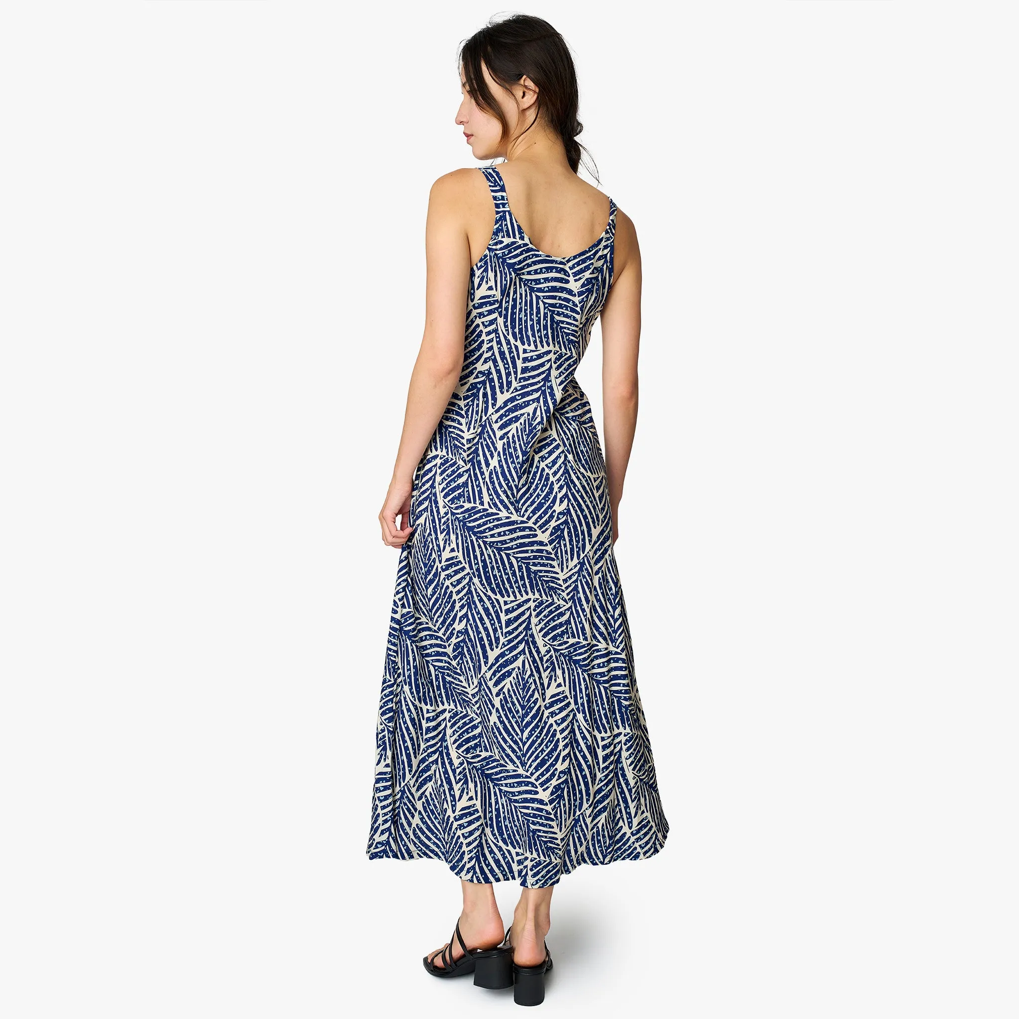 Kiko Leaf Long Dress