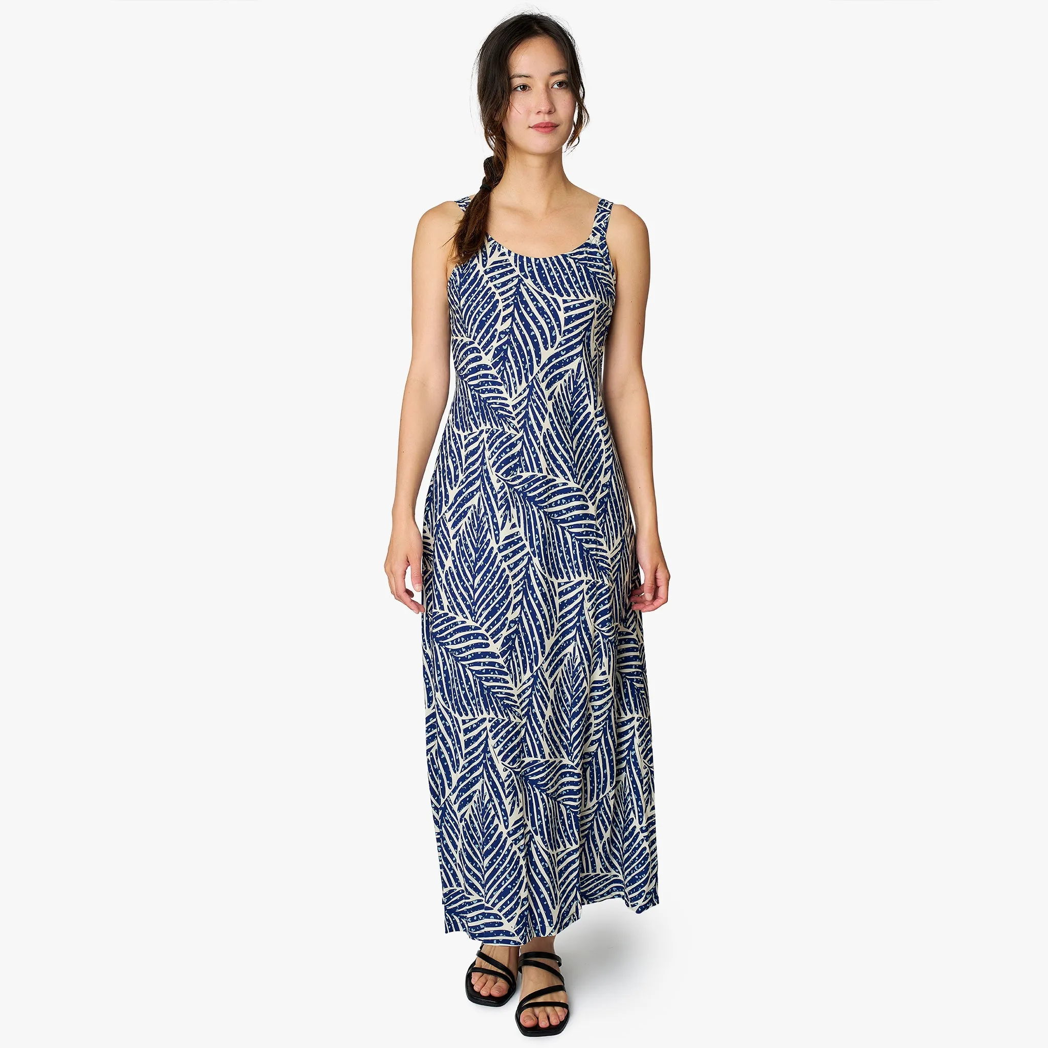 Kiko Leaf Long Dress