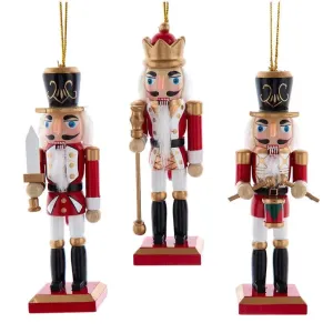 King and Soldier Nutcracker Ornaments