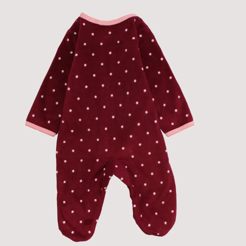 Little Sister Long-Sleeved Baby Footie