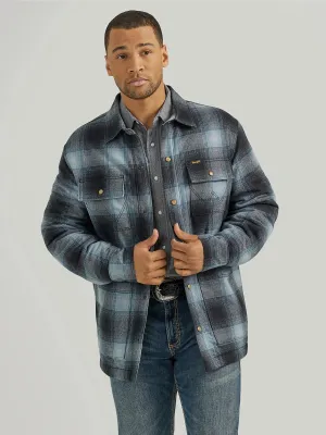 Men's Wrangler Sherpa Lined Flannel Jacket