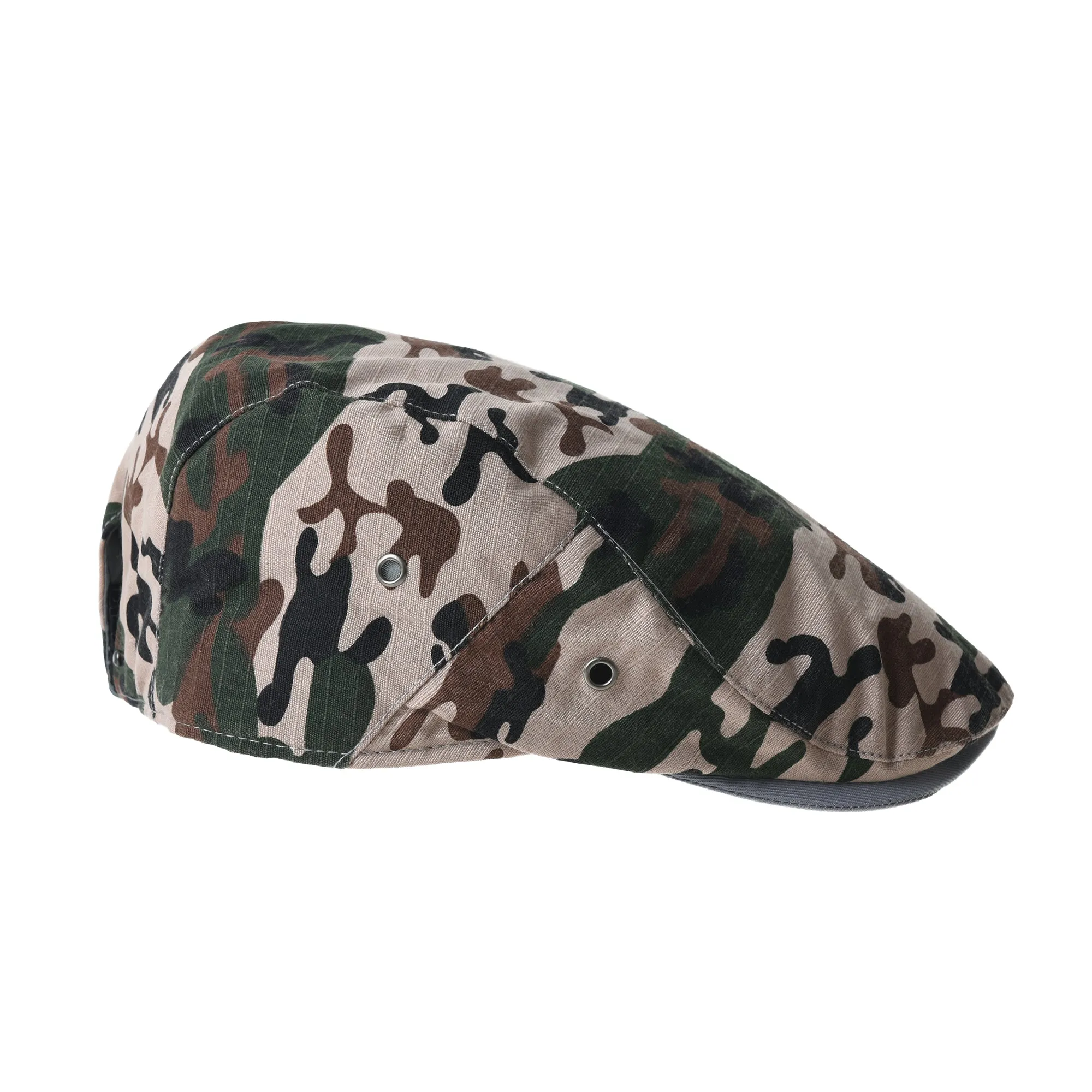 Military Camouflage Newsboy Flat Cap Ivy Gatsby Hat YZ30104