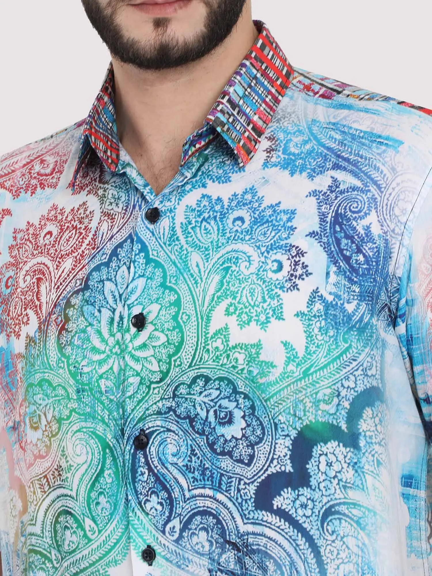 Modeliste Paisley Party Wear Shirt