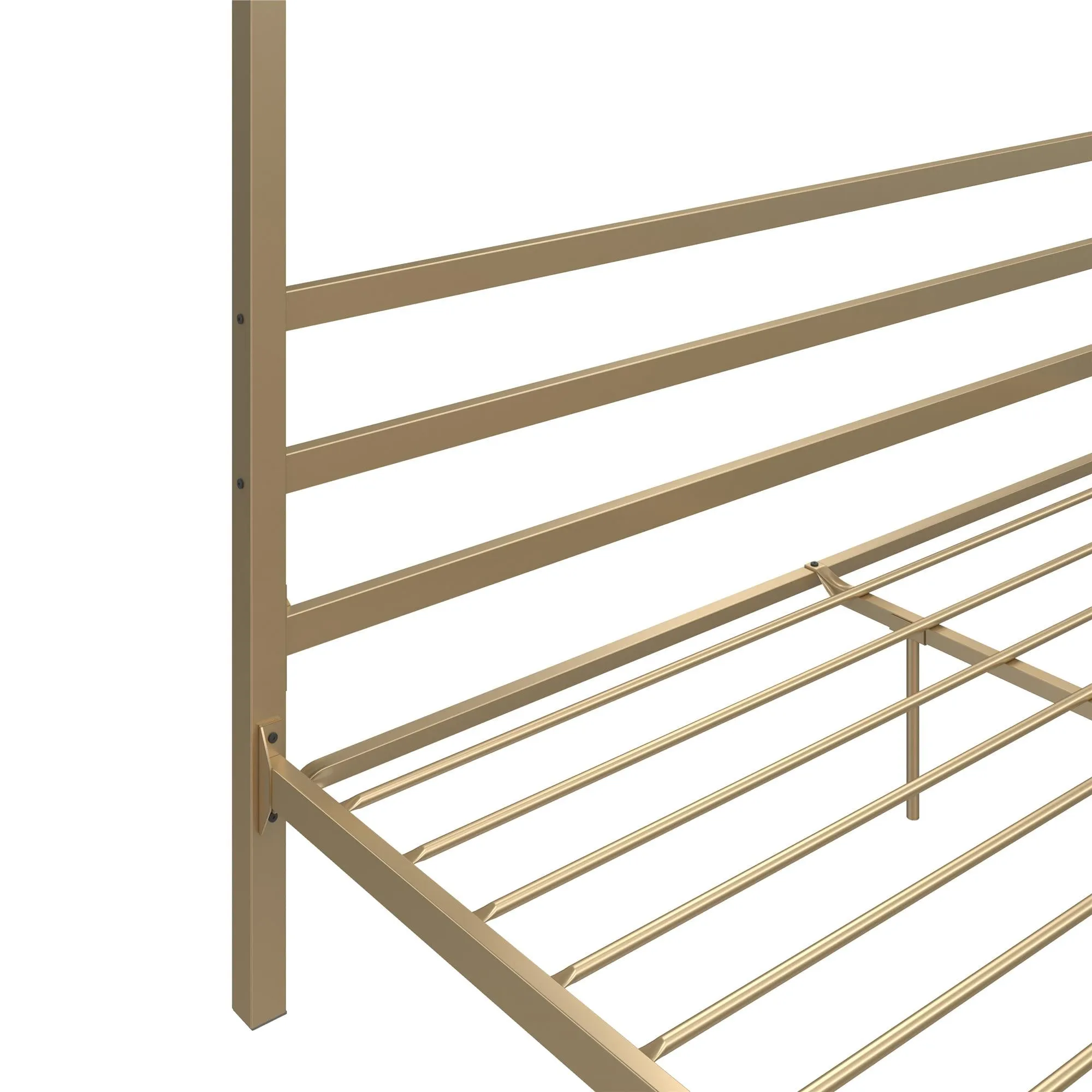 Modern Metal Canopy Bed Frame