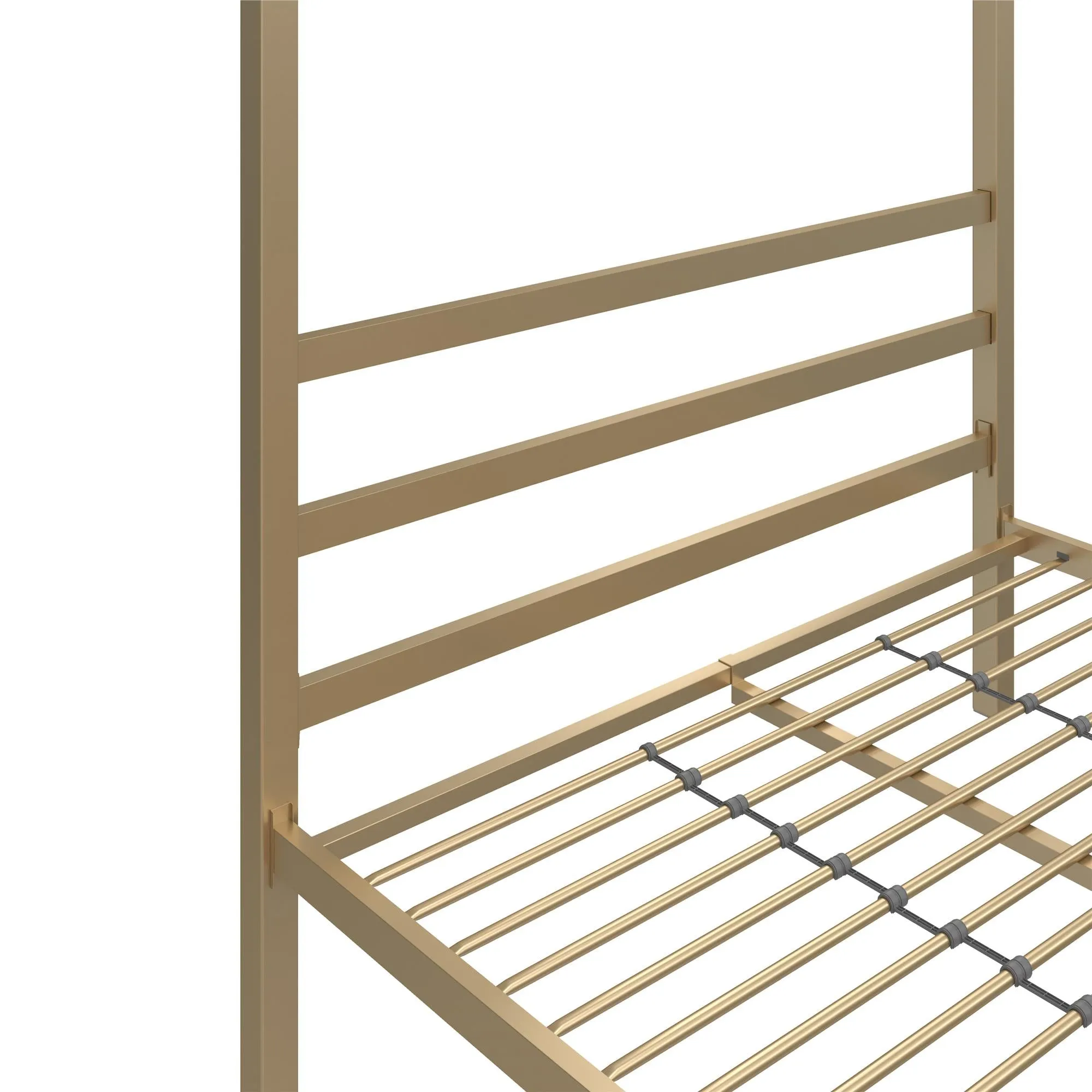 Modern Metal Canopy Bed Frame