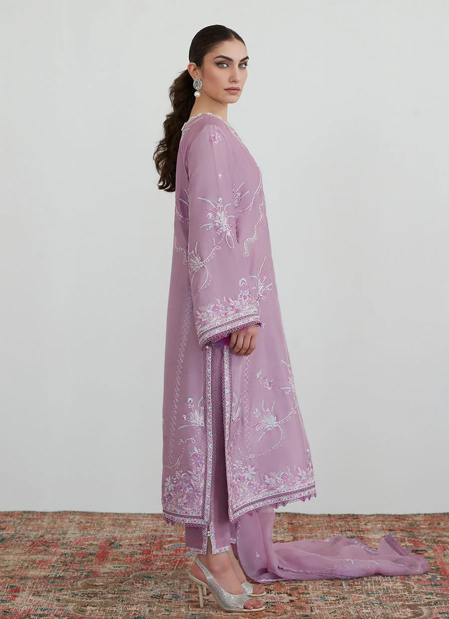 Mona Mauve Shirt and Dupatta