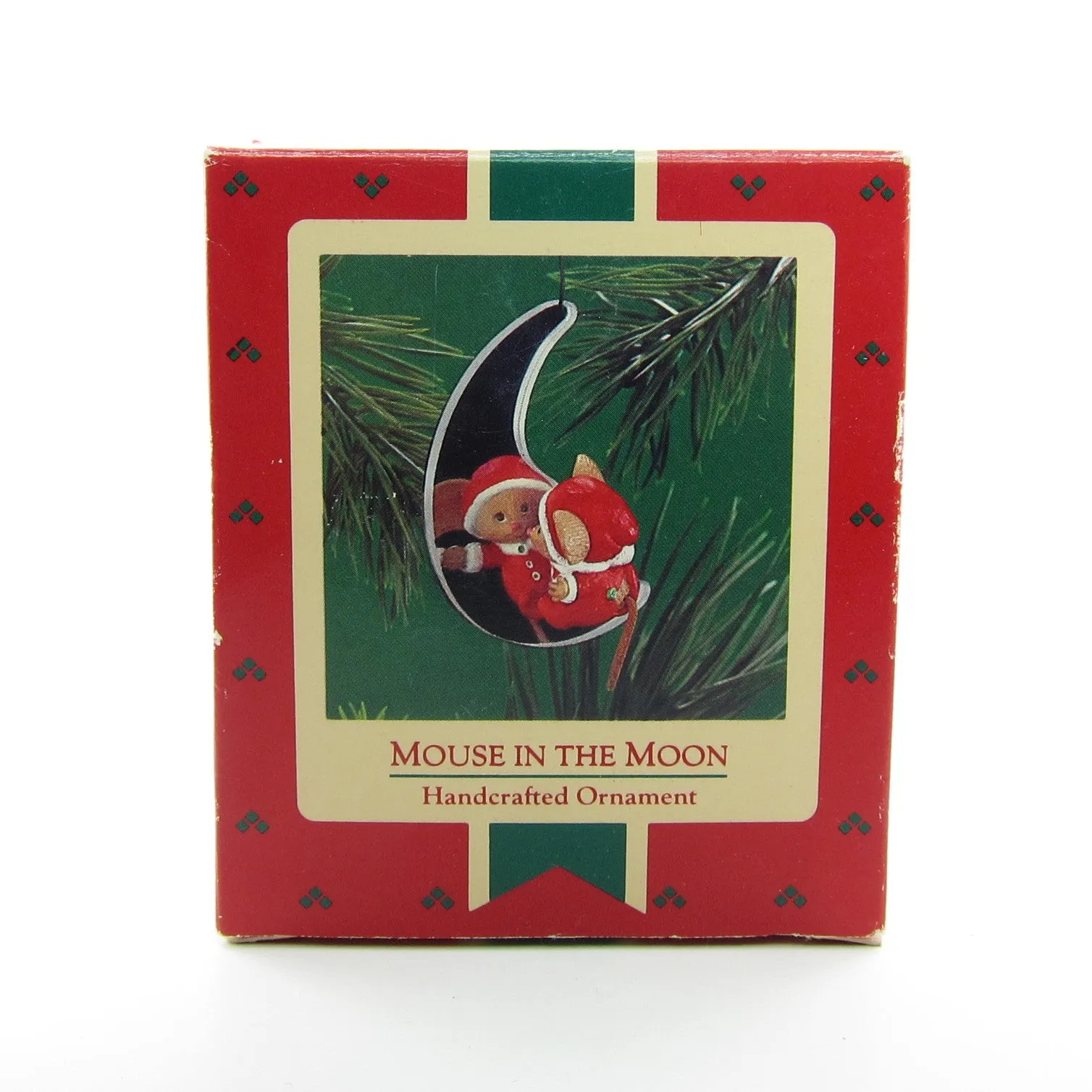 Mouse in the Moon Vintage 1986 1987 Hallmark Keepsake Ornament