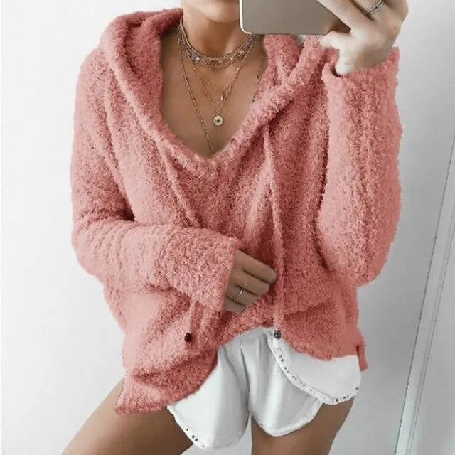 Oversized Fuzzy Hoodie