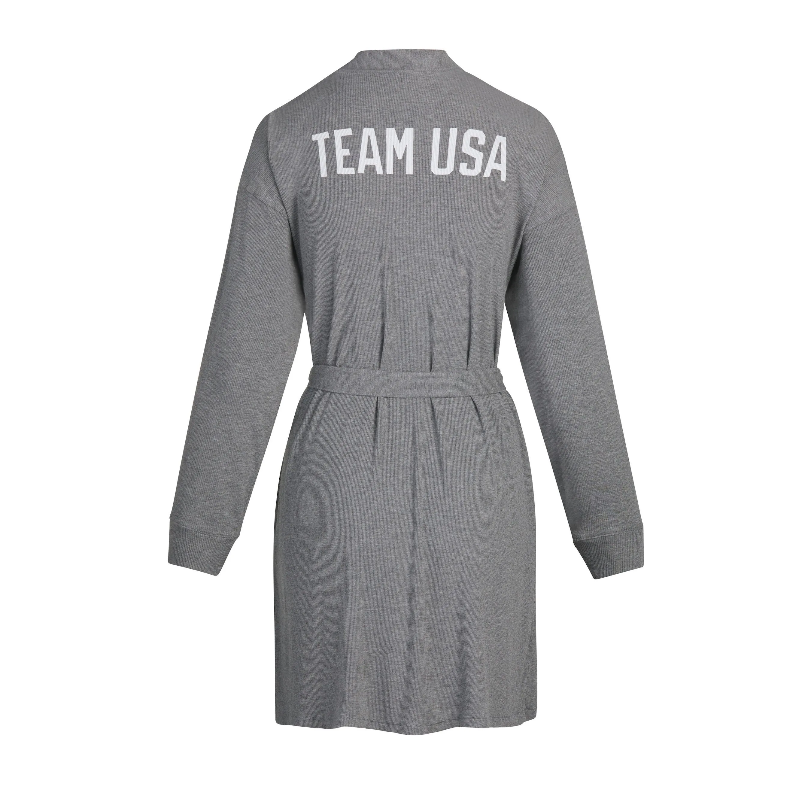 PARALYMPIC CAPSULE RIB ROBE | HEATHER GREY