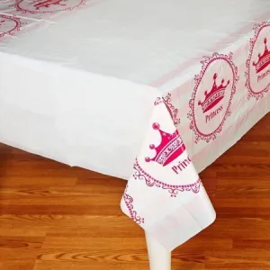 Pink Princess Royalty - Plastic Tablecover