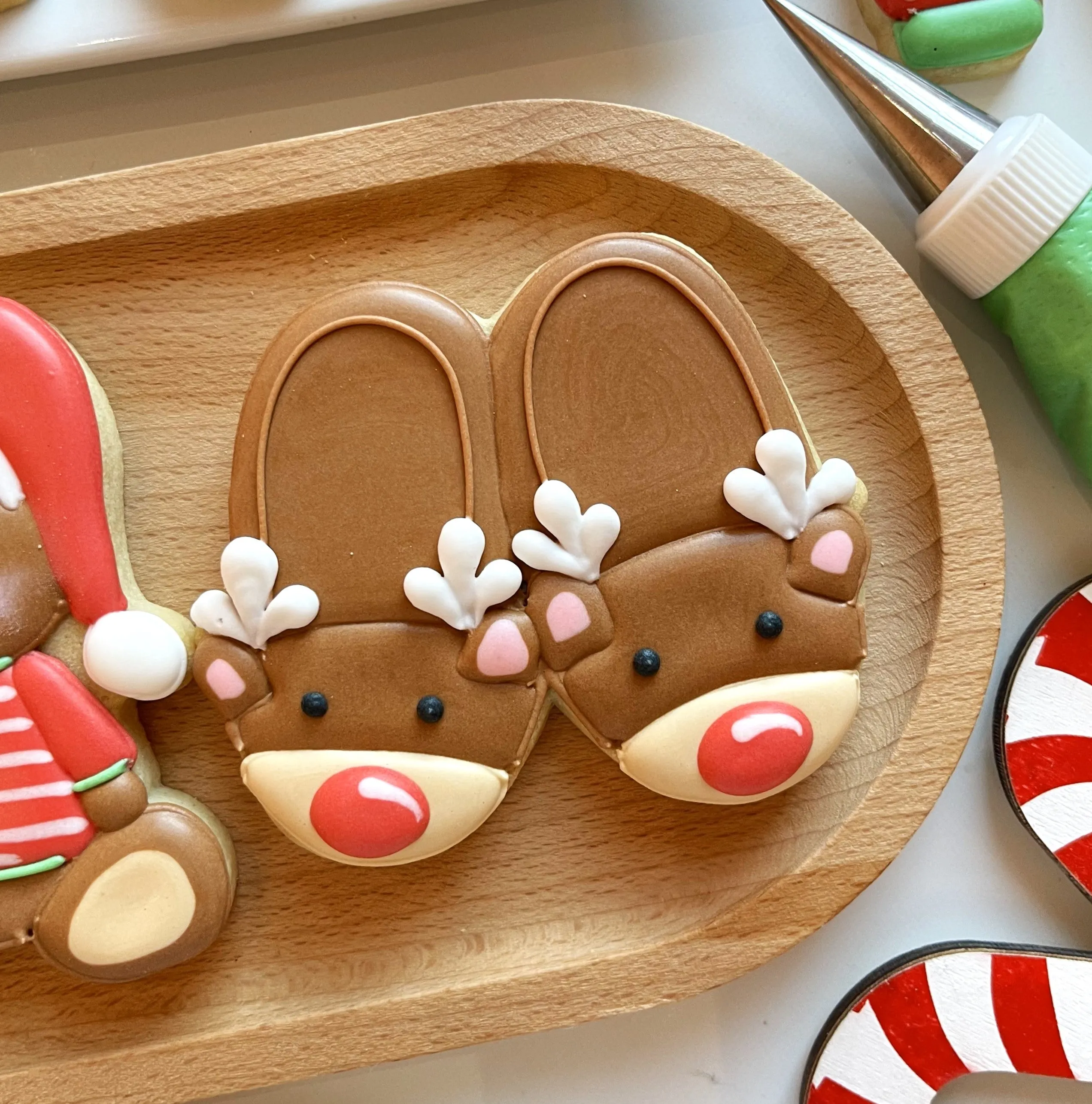 Reindeer Slippers Cookie Cutter