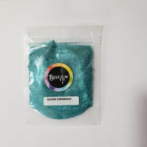 Satin Emerald Shimmer Glitter - 20gms