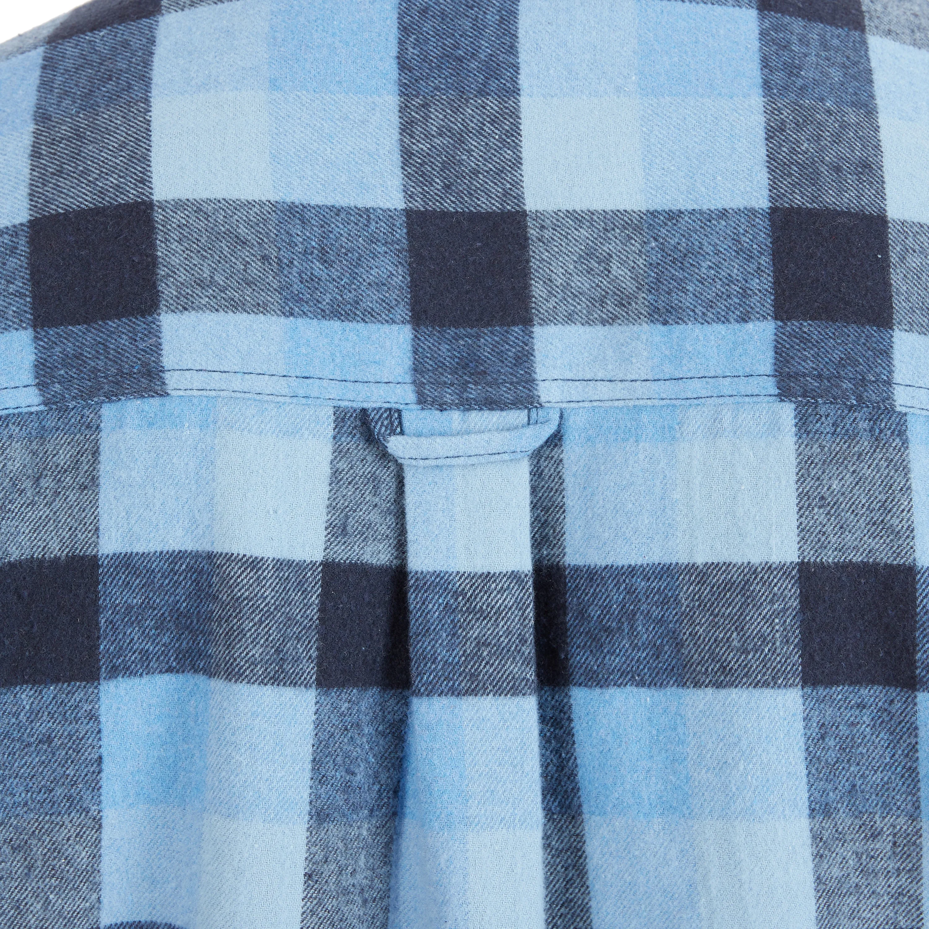 SHERPA-LINED FLANNEL SHIRT JACKET