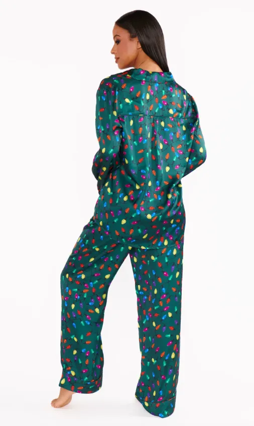 Show Me Your Mumu Classic PJ Set - Festive Lights Silky