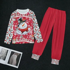 Snow Man's Delight Women's Christmas Pajamas