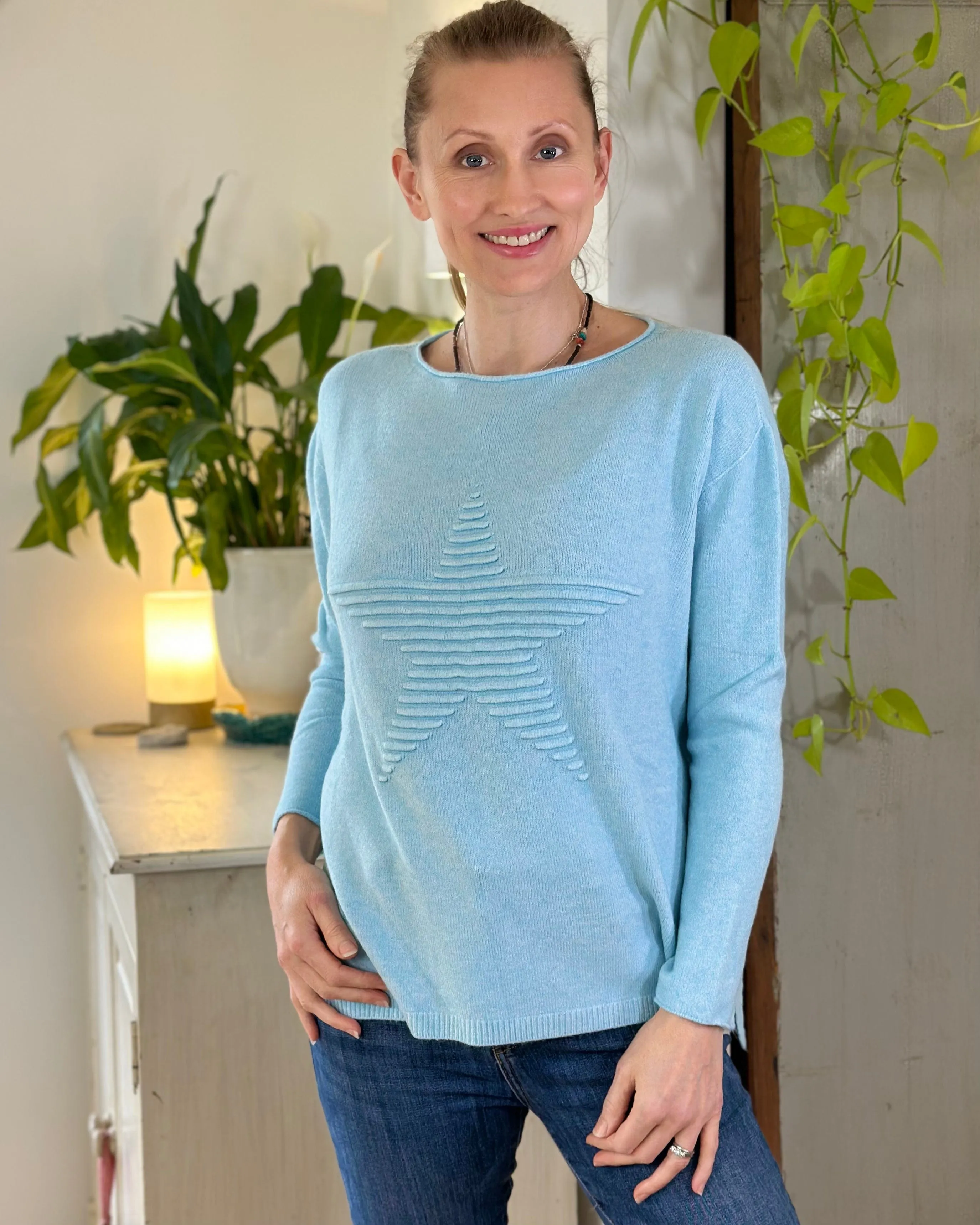 Soft Knit Appliqué with Star Jumper - Celestino