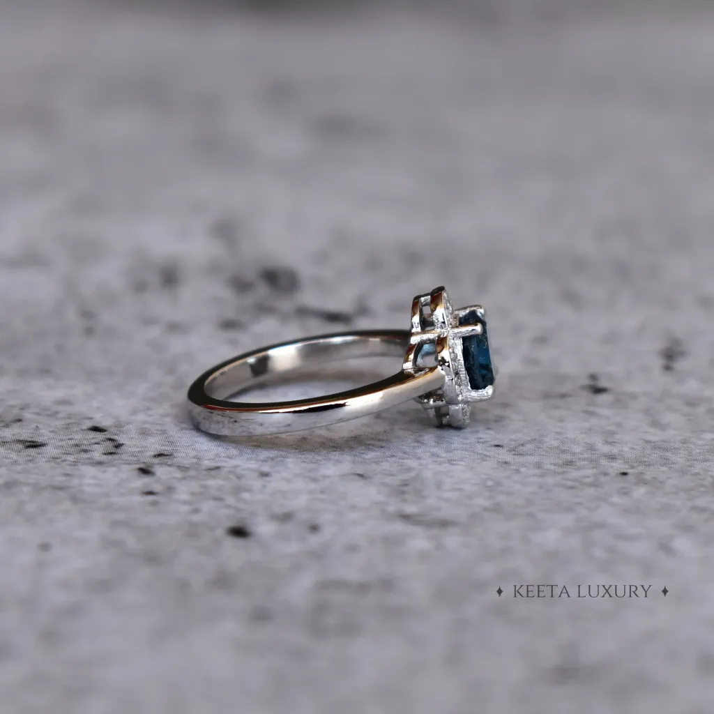 Timeless Charm - Blue Topaz Ring