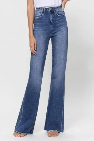 Vervet by flying monkey super high rise relaxed flare jeans